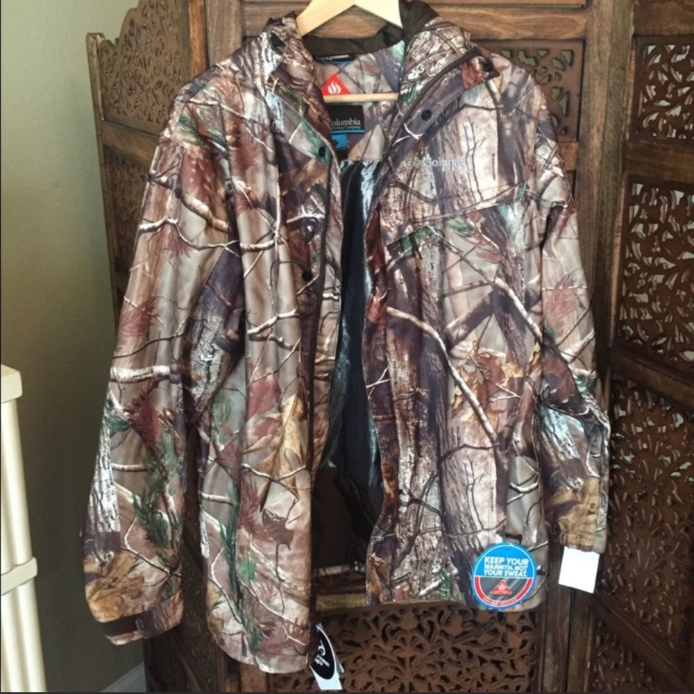 💎SOLD💎 Columbia Shadow Storm Hunting rain jacket